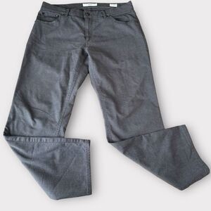 Brax Pants Mens 34”  Black Gray Chuck Modern Fit Straight‎ Leg Pants